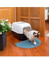 FERPLAST HOME PRIMA BLACK Kuweta - 39,5x52,5x38