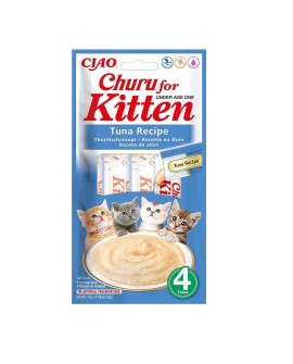 INABA CAT CHURU KITTEN TUNA 4x14g (56g)