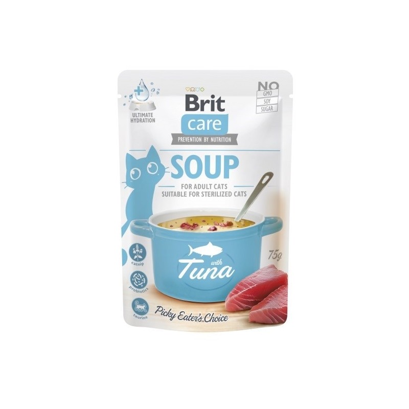 Brit Care Soup with duck tuna 75g cat