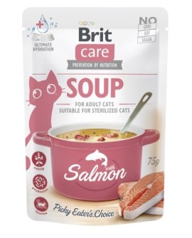 Brit Care Soup with salmon 75g cat