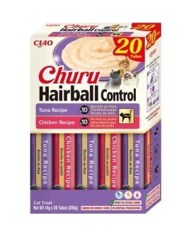 INABA CAT CHURU HAIRBALL VARIETY przysmak dla kota 20x14g (280g)
