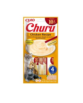 INABA CAT CHURU SENIOR CHICKEN 4x14g (56g)