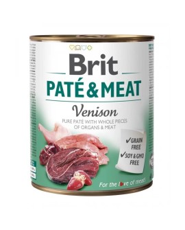 BRIT PATE&MEAT VENISON 800g