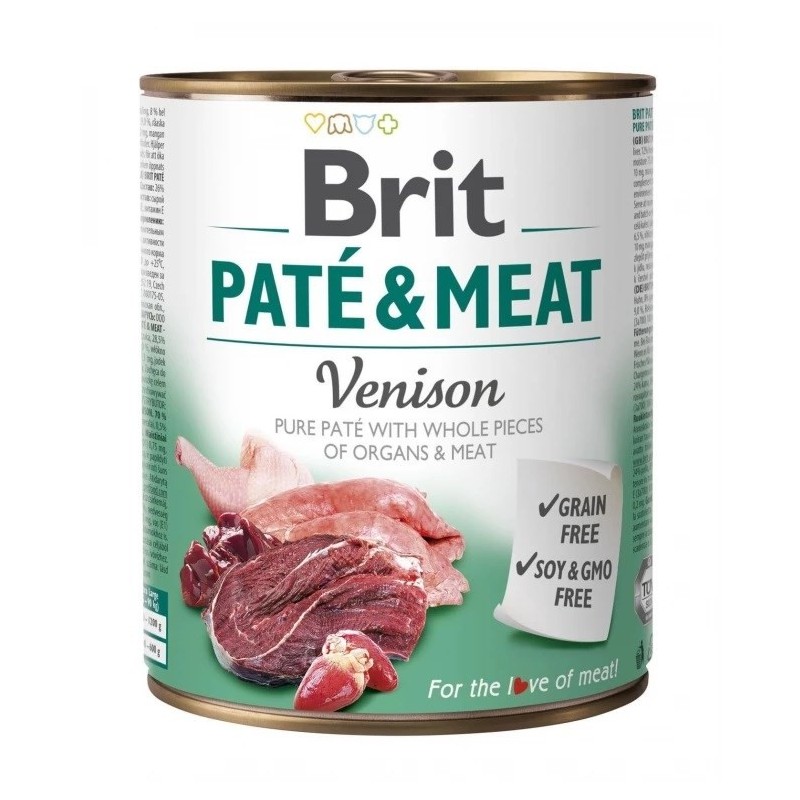 BRIT PATE&MEAT VENISON 800g