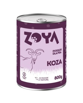 ZOYA Koza – puszka - Karma mokra dla psów - 800g