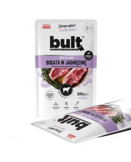 BULT mielonka bogata w jagnięcinę saszetka dla psa 500g