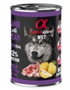 Alpha Spirit jagnię/gruszka mokra karma pies 400 g