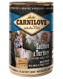 CARNILOVE Into the Wild Salmon&Turkey - mokra karma dla psa - 400 g
