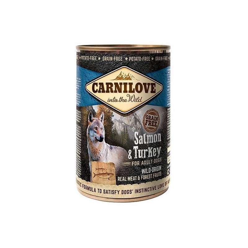 CARNILOVE Into the Wild Salmon&Turkey - mokra karma dla psa - 400 g