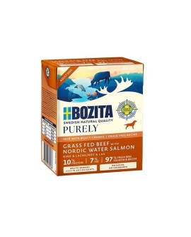 BOZITA Purely wołowina z łososiem pasztecik z kawałkami mięsa 370g