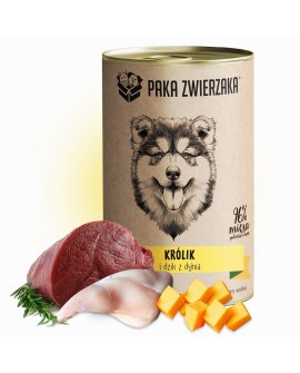 Paka Zwierzaka Królik i dzik z dynią 400g