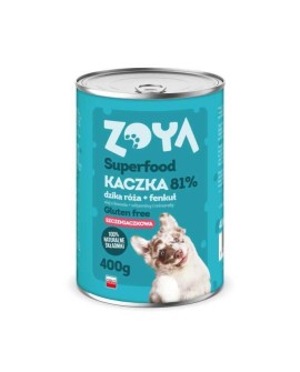 ZOYA Kaczka PUPPY Superfood - Karma mokra dla psów - 400g
