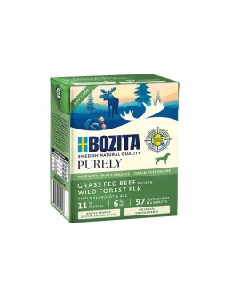 BOZITA Purely wołowina z łosiem pasztecik z kawałkami mięsa 370g