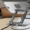 j5create JTS427 Podstawka pod notebooka i tablet Szary 40,6 cm (16")