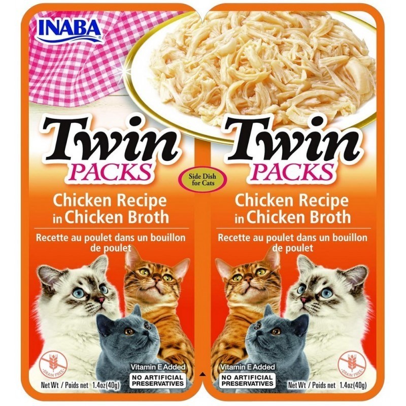 INABA CAT TWIN CHICKEN 2x40g