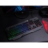 Marvo CM430 CZ/SK zestaw klawiatura przewodowa (USB) CZ/SK, czarna mysz dla gracza, podkładka, klawiatura, do gry, membranowa ro