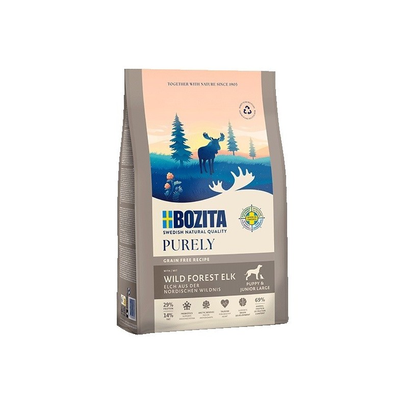 BOZITA Purely łoś szczenięta i junior duże rasy 11 kg