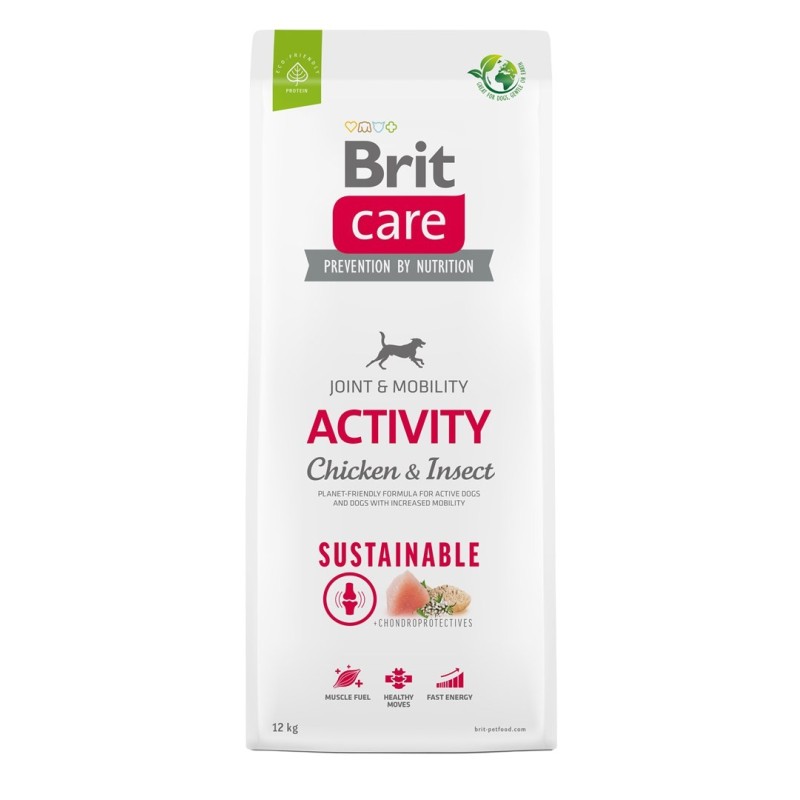 BRIT Care Dog Sustainable Activity Chicken & Insect - sucha karma dla psa - 12 kg