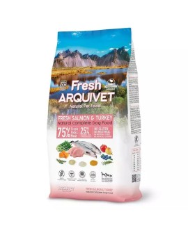 ARQUIVET FRESH - półwilgotna karma dla psa - łosoś z indykiem - 10kg (WYPRZEDAŻ)