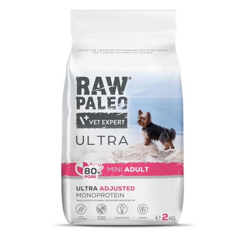 Raw Paleo Ultra Pork Mini Adult 2kg (WYPRZEDAŻ)