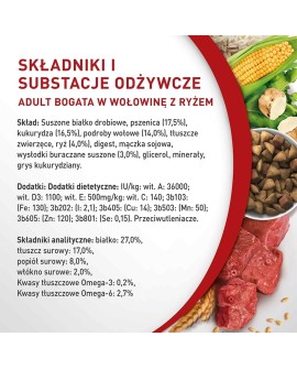 PURINA One Mini Adult Wołowina, ryż - sucha karma dla psa - 800 g