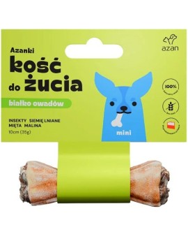 AZANKI Kość z insektami i miętą MINI 10cm