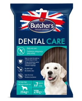BUTCHER'S Dental Care for large dogs - przysmak dentystyczny dla psów dużych - 270 g