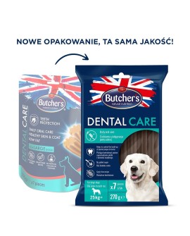 BUTCHER'S Dental Care for large dogs - przysmak dentystyczny dla psów dużych - 270 g