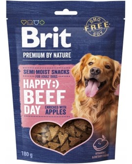 BRIT PREMIUM DOG SNACK BEEF WITH APPLES 180g
