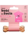 AZANKI Kość hipoalergiczna ze skóry jelenia z królikiem i probiotykiem PUPPY 10cm