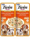 INABA DOG TWIN CHICKEN VEGETABLES & BEEF 2x40g