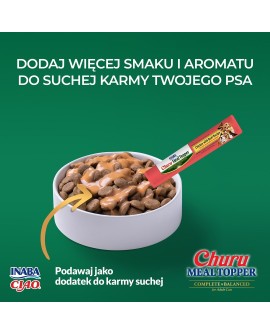 INABA DOG MEALTOPPER CHICKEN BEEF 4x14g 56g