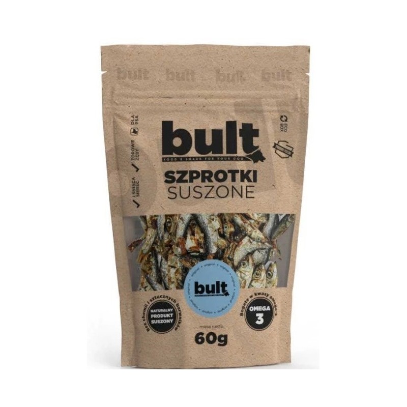 BULT Eko przysmak szprotki suszone 60g
