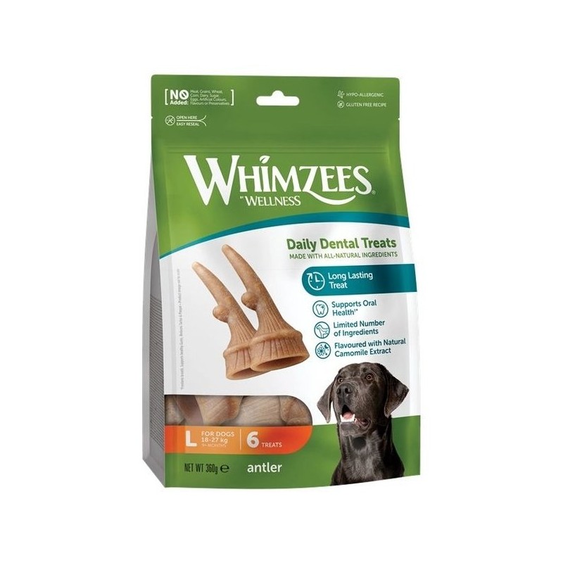 WHIMZEES Gryzak dentystyczny Wege Róg L x6
