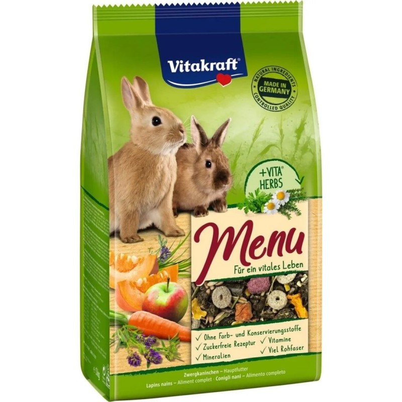 VITAKRAFT MENU VITAL 3kg karma dla świnki morskiej