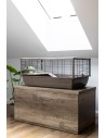 INTER-ZOO Klatka BOB + WOOD JAPANDI 780x480x360