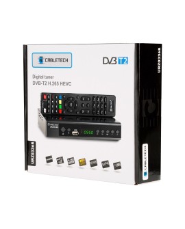 Tuner DVB-T2 H.265 HEVC Cabletech