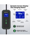 Qoltec Mobilna ładowarka do samochodu elektrycznego EV z regulacją 2w1 Typ2 | 7kW | 230V | CEE 3 PIN | Wi-fi| LCD | Przenośna |