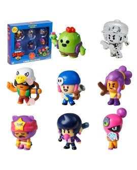 BRAWL STARS S1 FIGURES - 8 PACK DELUXE BOX VER.A