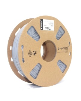 GEMBIRD FILAMENT PLA 1.75MM, 1KG, KOLOR SZARY