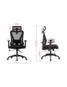 Ergonomiczny fotel biurowy ACTIVEJET T5 czarny