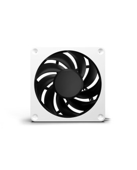 Alphacool Apex Stealth Metall Obudowa komputera Wentylator 12 cm Biały 1 szt.