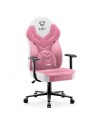 Fotel gamingowy DIABLO X-GAMER różowo-biały