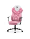Fotel gamingowy DIABLO X-GAMER różowo-biały