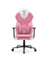 Fotel gamingowy DIABLO X-GAMER różowo-biały