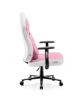 Fotel gamingowy DIABLO X-GAMER różowo-biały