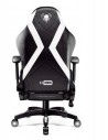 Fotel gamingowy DIABLO X-HORN 2.0 normal fotel czarno-biały