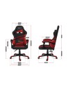 Fotel gamingowy Huzaro Force 4.4 Red Mesh