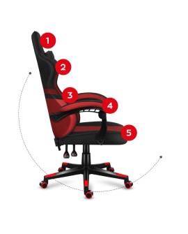 Fotel gamingowy Huzaro Force 4.4 Red Mesh