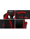 Fotel gamingowy Huzaro FORCE 2.5 Red Mesh